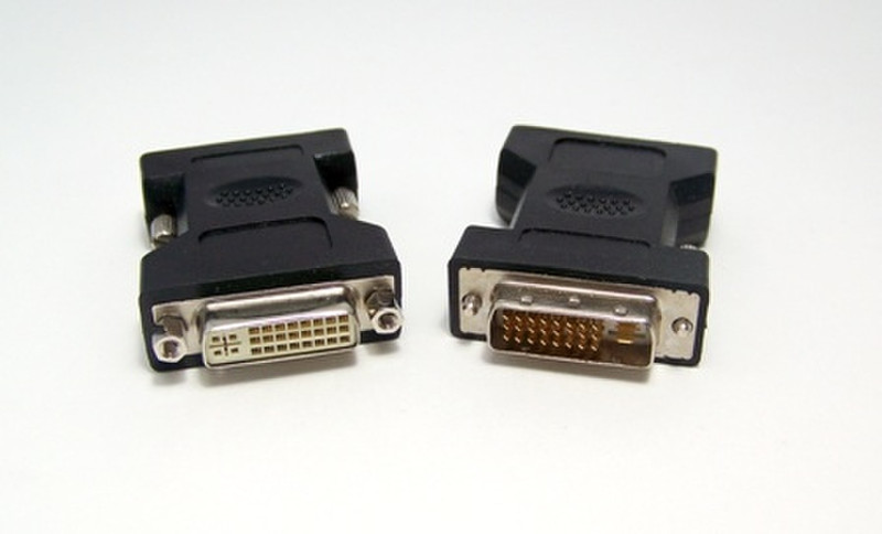 Micro Connectors DVI-D M / DVI-I F DVI-D DVI-I Черный кабельный разъем/переходник