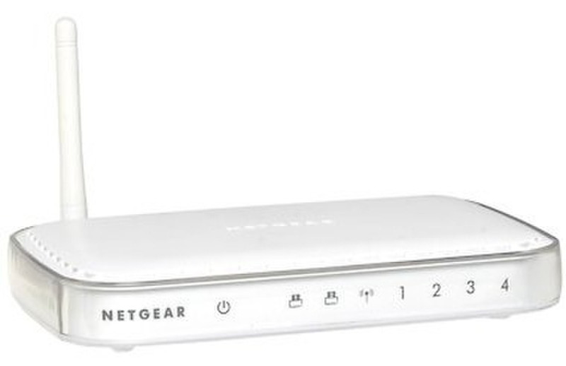 Netgear 54 Mbps Wireless Print Server w/ 4-port Switch Беспроводная LAN сервер печати
