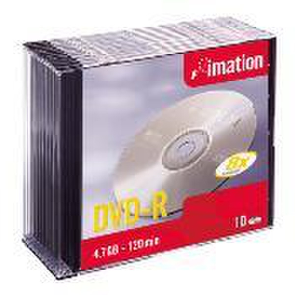 Imation DVD-R 8x 4.7GB-120min - 10pk slimline 4.7GB 10Stück(e)