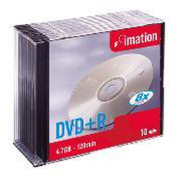 Imation DVD+R 8x 4.7GB-120min - 10pk slimline 4.7GB 10Stück(e)