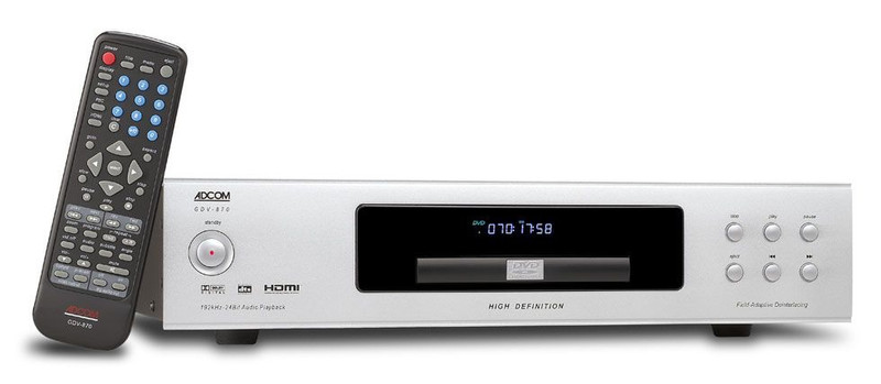 Adcom GDV-870 DVD-Player/-Recorder