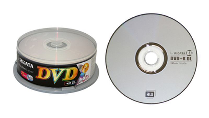 Ritek DVD Double Layer +R 8.5GB DVD+R DL 25Stück(e)