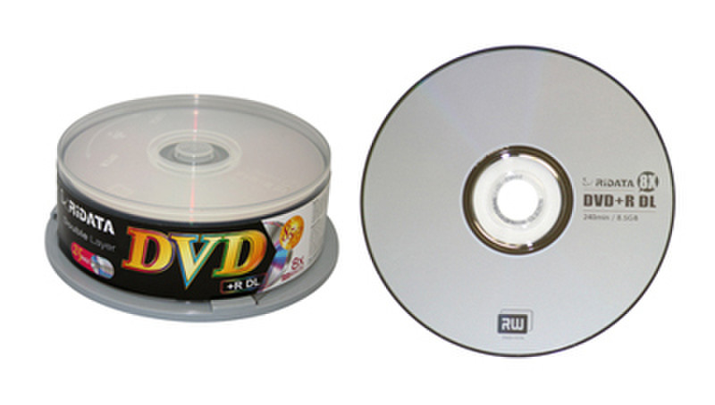 Ritek DVD Double Layer +R 8.5GB DVD+R DL 25pc(s)