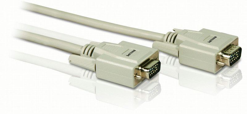 Philips SWX1237/93 1.8м VGA (D-Sub) VGA (D-Sub) Белый VGA кабель
