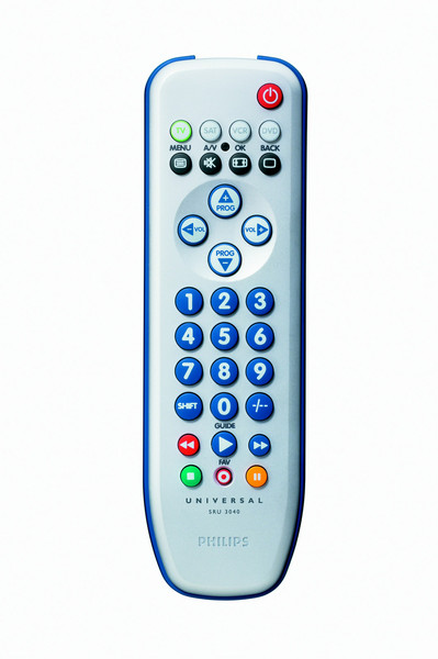 Philips Universal Remote Control SRU3040NC/05 remote control