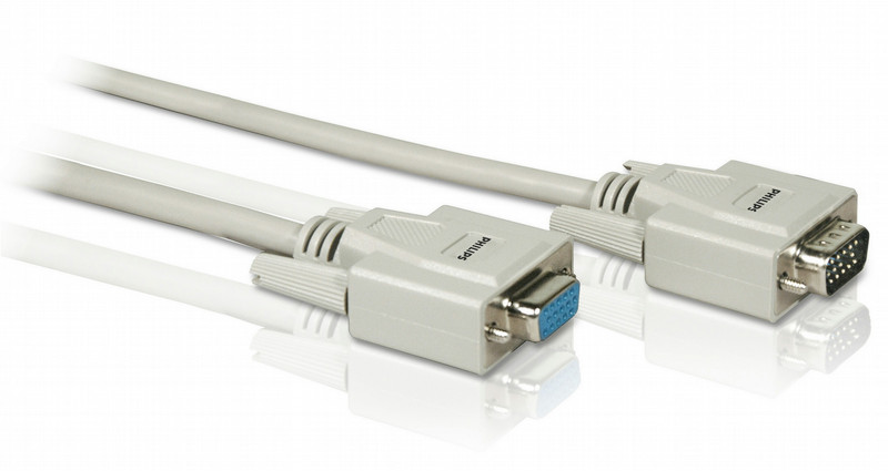 Philips SWX1233/93 3м VGA (D-Sub) VGA (D-Sub) Белый VGA кабель