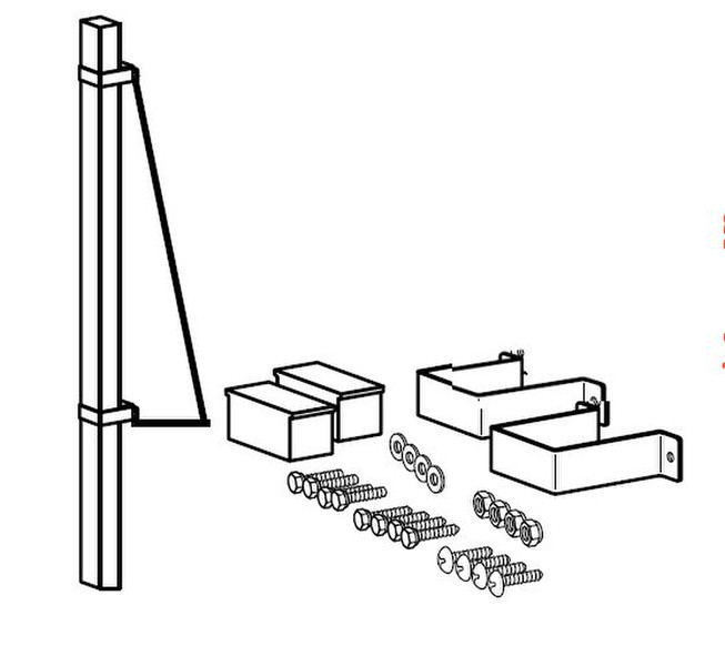 Ergotron Attachment Options Wall/Bench Mounting Kit for 3