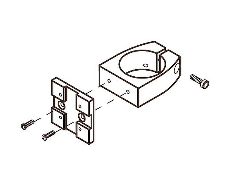 Ergotron Attachment Options Pole-Mount Bracket Kit for 100 Series