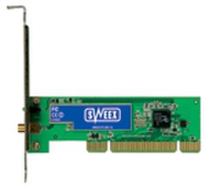 Sweex Wireless LAN PCI Card 54 Mbps Eingebaut 54Mbit/s Netzwerkkarte