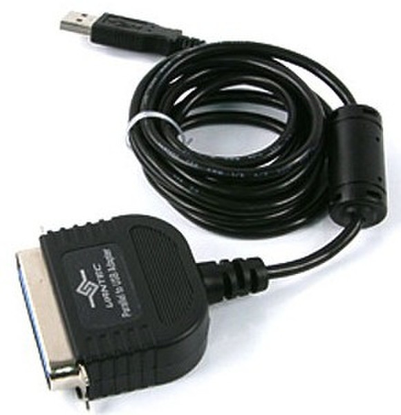 Vantec CB-USB20PL USB A IEEE 1284 Black cable interface/gender adapter