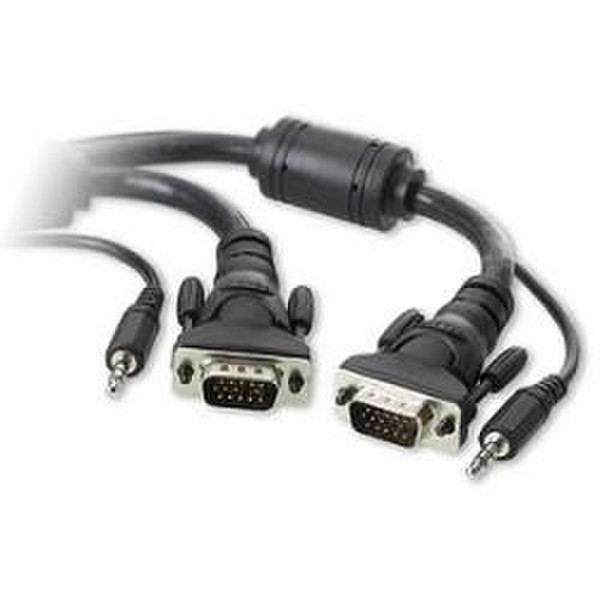 V7 UXGA Monitor Cable 7.5м VGA (D-Sub) HDDB15 Черный VGA кабель