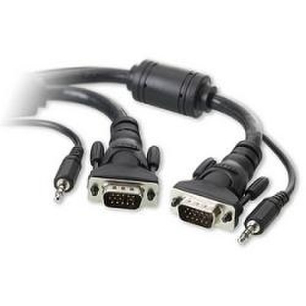 V7 UXGA Monitor Cable 15m VGA (D-Sub) HDDB15 Schwarz VGA-Kabel