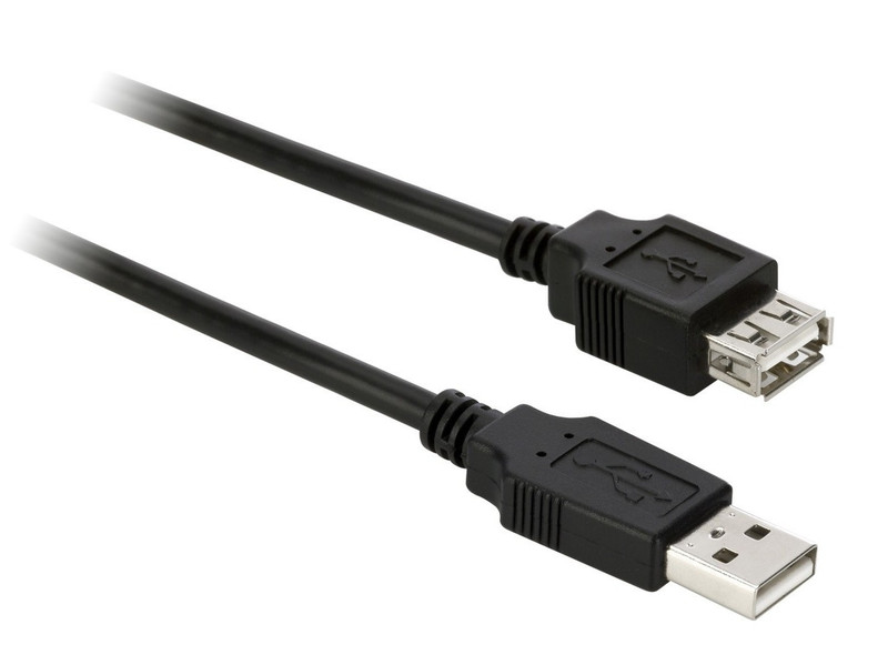 V7 USB Active Extension Cable 4.5m Black USB cable