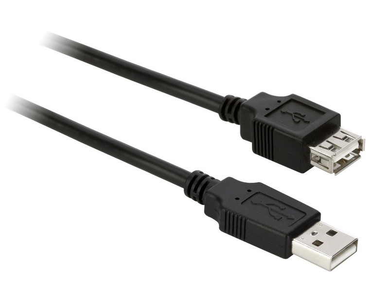 V7 USB Passive Extension Cable 1m Black USB cable