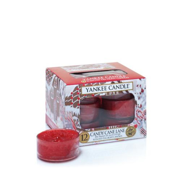 Yankee Candle 1311131E Rund Rot 12Stück(e) Wachskerze