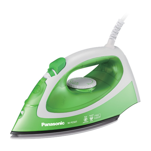 Panasonic NI-P250T Steam iron Titanium soleplate 1550Вт Зеленый, Белый