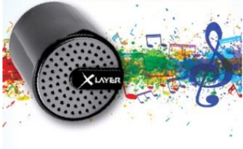 XLayer 209065 Röhre Schwarz Tragbarer Lautsprecher