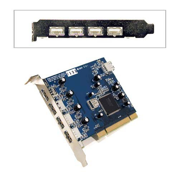 Belkin USB 2.0 5-Port PCI Card интерфейсная карта/адаптер