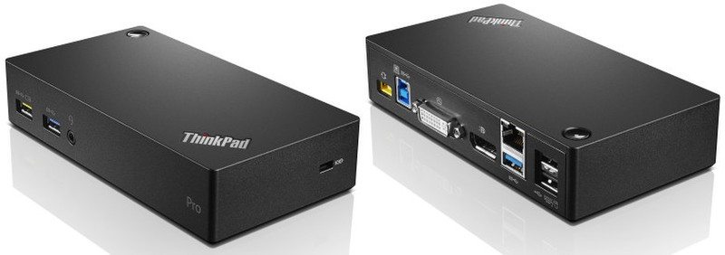 Lenovo 40A70045IT USB 3.0 (3.1 Gen 1) Type-B Schwarz Notebook-Dockingstation & Portreplikator