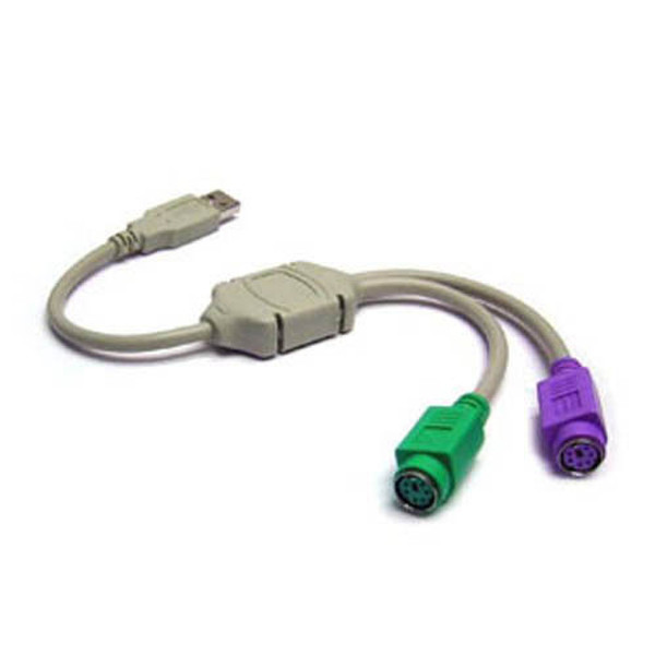 Hiper USB/2 x PS2 USB 2 x PS2 Grün, Grau, Violett