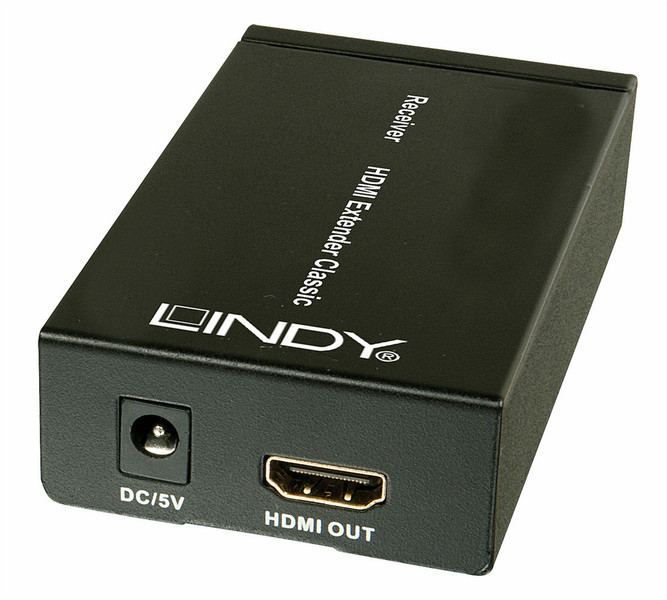 Lindy 38138 AV receiver Black AV extender