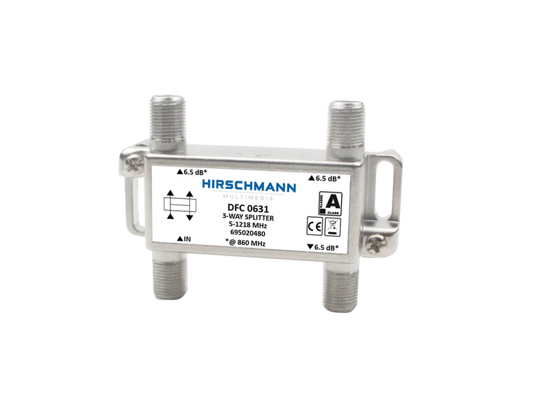 Hirschmann DFC 0631 Cable splitter Metallisch