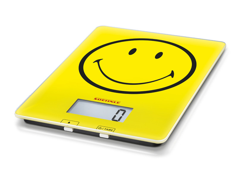 Soehnle Happy Tabletop Rectangle Electronic kitchen scale Yellow