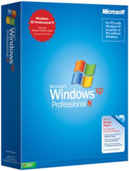 Microsoft Windows XP Professional N Dutch DiskKit MVL