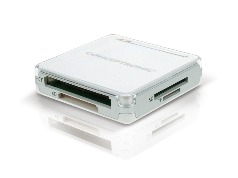 Conceptronic CMULTICRSI USB 2.0 Белый устройство для чтения карт флэш-памяти