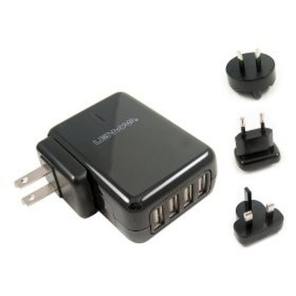 Lenmar ACUSB4 Для помещений Черный адаптер питания / инвертор