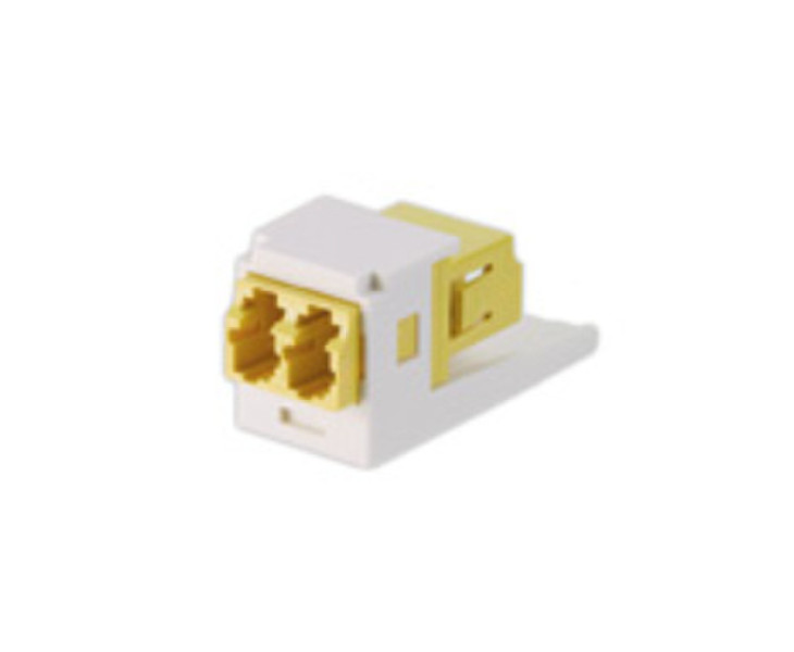 Panduit CMDDYLLCZAW LC 1pc(s) White,Yellow fiber optic adapter