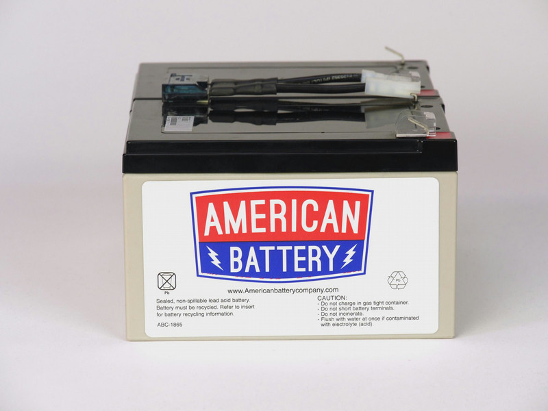 American Battery RBC6 Sealed Lead Acid (VRLA) 12Ah 12V UPS battery