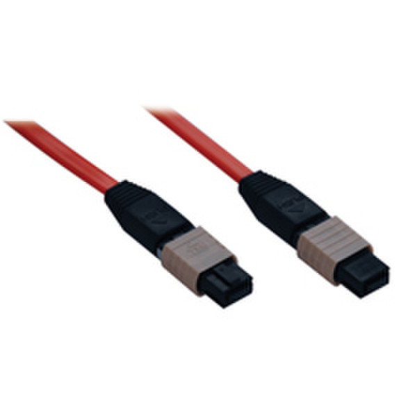 Tripp Lite Multimode Duplex 50/125 12-Fiber Optic Patch Cable MTP/MTP, 5.0m 5m Orange fiber optic cable