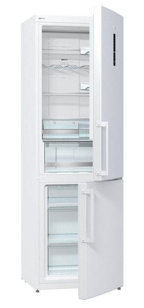 Gorenje NRK6192MW Отдельностоящий 222л 85л A++ Белый холодильник с морозильной камерой