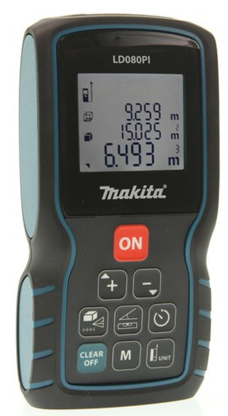 Makita LD080PI 80m Schwarz, Blau Entfernungsmesser