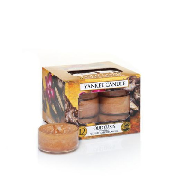 Yankee Candle 1332239E Круглый Коричневый 12шт восковая свеча