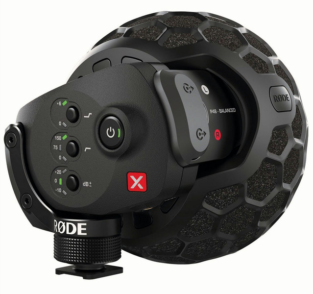 Rode Stereo VideoMic X Digital camera microphone Проводная Черный