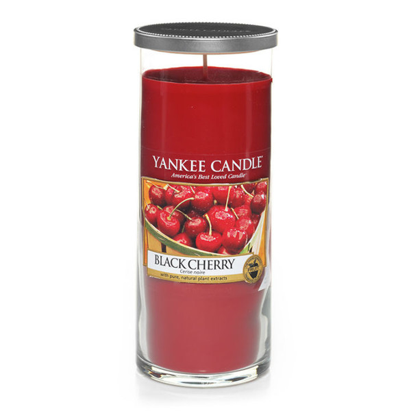 Yankee Candle 1281888E Круглый Вишневый Красный 1шт восковая свеча