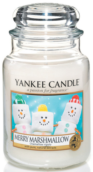 Yankee Candle 1275331E Круглый Белый 1шт восковая свеча