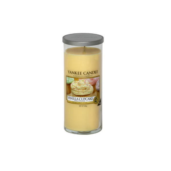 Yankee Candle 1265449e Round Vanilla Yellow 1pc(s) wax candle