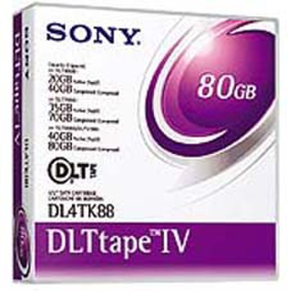 Sony Data Cart 40-80GB DLTIV 20pk+1pk cleanin