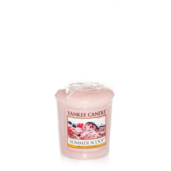 Yankee Candle 1257049E Круглый Розовый 1шт восковая свеча