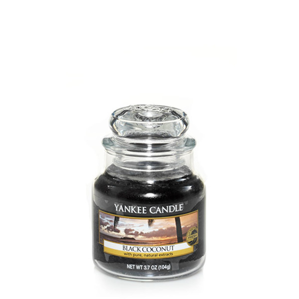 Yankee Candle 1254005E Круглый Кокос Черный 1шт восковая свеча