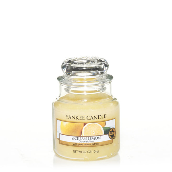 Yankee Candle 1230637 Round Lemon Yellow 1pc(s) wax candle