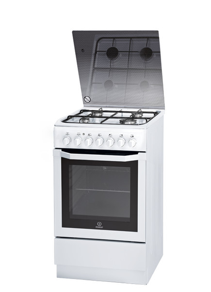 Indesit I5GMH2AG(W) U Freestanding Gas hob A White cooker