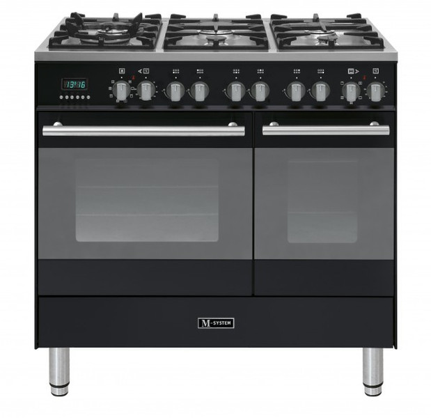 M-System MFNTD 96 AN Freestanding Gas Anthracite cooker