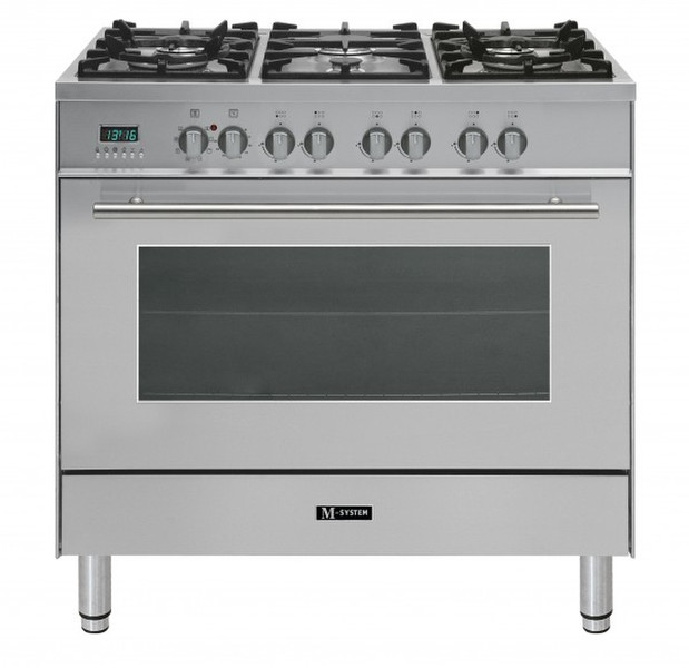 M-System MFNW 96 IX Freestanding Gas A Stainless steel cooker