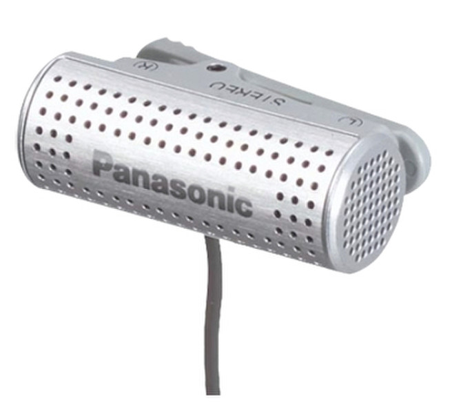 Panasonic RP-VC201E-S Interview microphone Verkabelt Silber Mikrofon