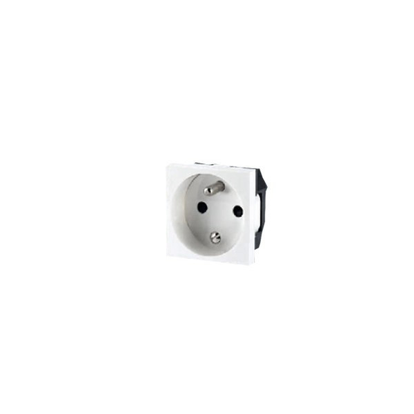 Neklan 9951052 Schuko White socket-outlet