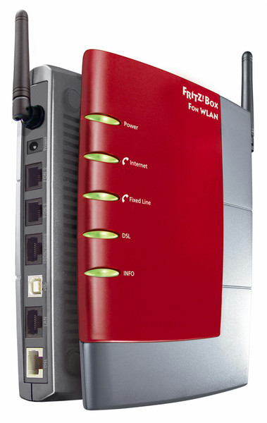 AVM FRITZ!Box Fon WLAN (Annex A) wireless router